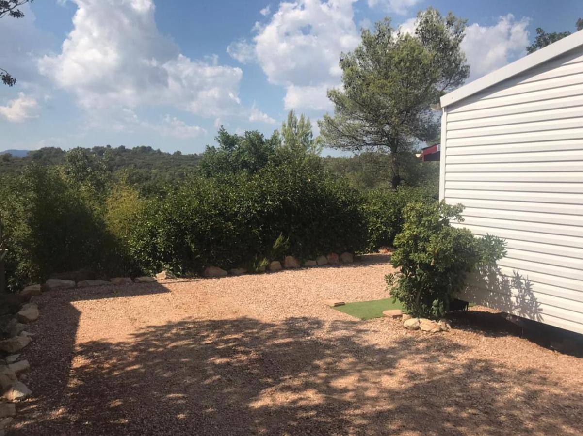 Charmant Mobil-Home Rocbaron Bagian luar foto